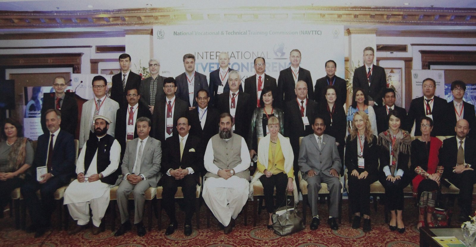 The delegates nd officials in the 